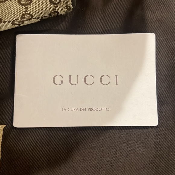 Gucci medium Sukey canvas leather tote bag authentic neutral brown tan - Picture 8 of 16